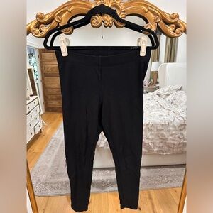Womens ANN TAYLOR Lounge Black Leggings Sz M